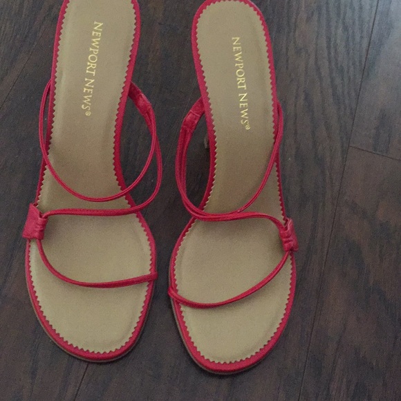Newport News Shoes - Red Heel Sandal
